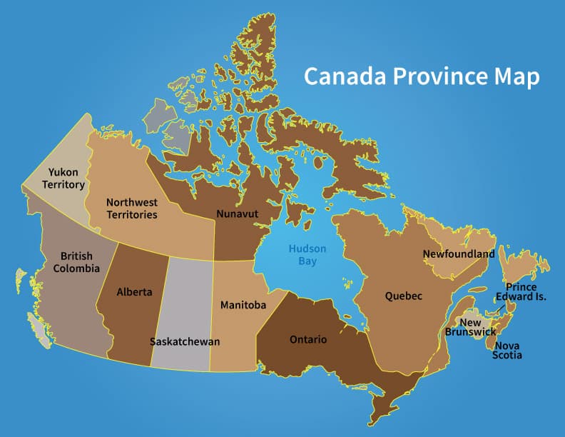 Canada provinces