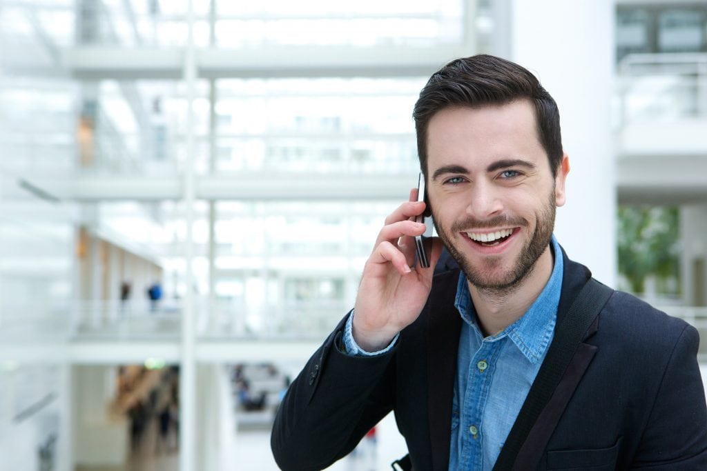 businessman cellphone