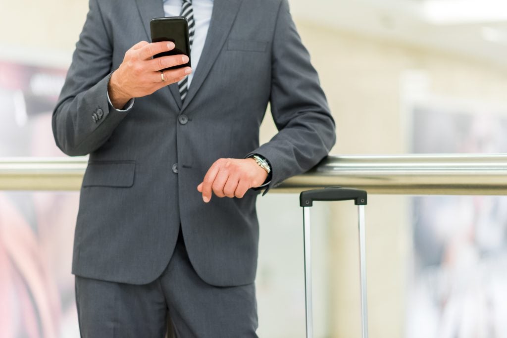 businessman cellphone