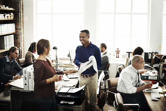 Communicating with coworkers who don't speak your language.