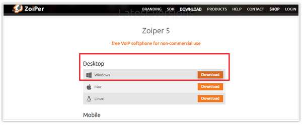 zoiper for windows 2