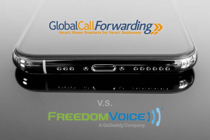 FreedomVoice vs Global Call Forwarding Business Phone Service and Pricing