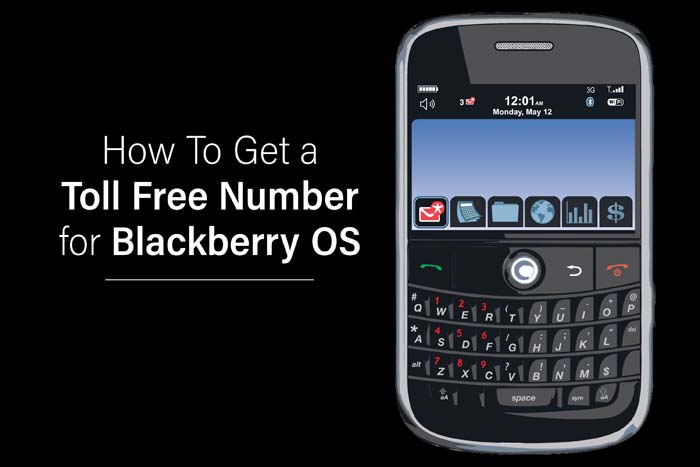 How to Get a Toll Free Number for Blackberry OS