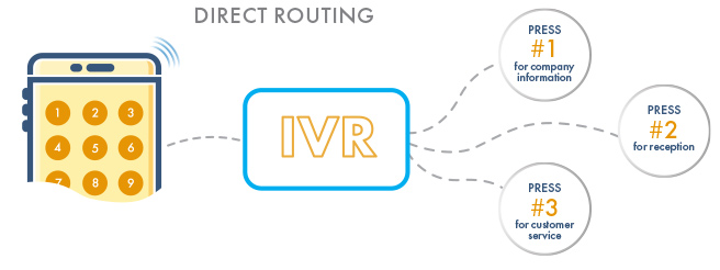 direct ivr routing