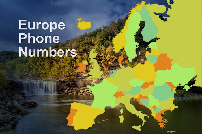 Europe phone numbers