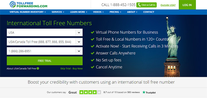 Toll Free Forwarding International Toll Free Numbers