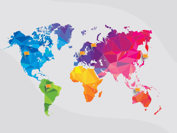 Comparison of geographic versus non geographic numbers.