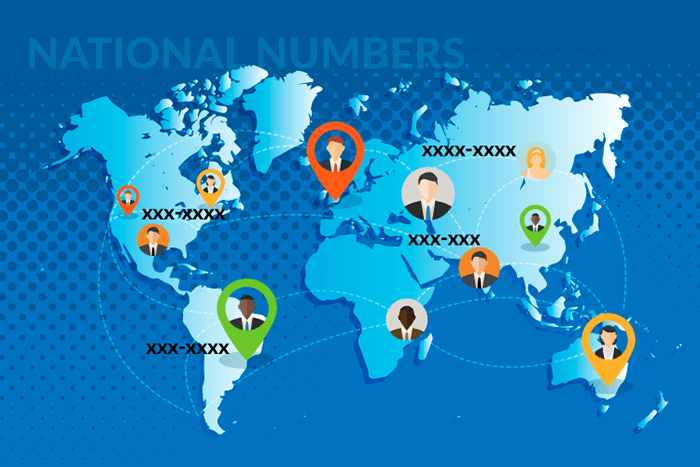National phone numbers