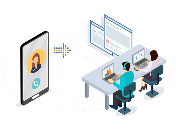 blended call center software