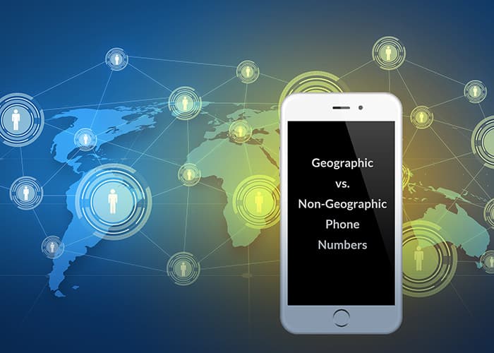 geographic vs non-geographic numbers