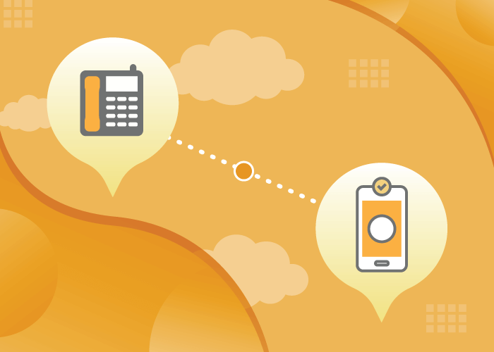 An image of how VoIP calls get connected and terminated.