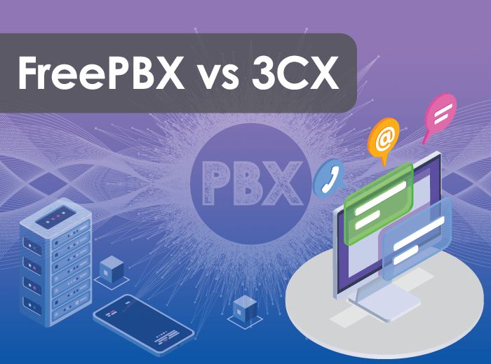 A comparison of FreePBX vs 3CX.