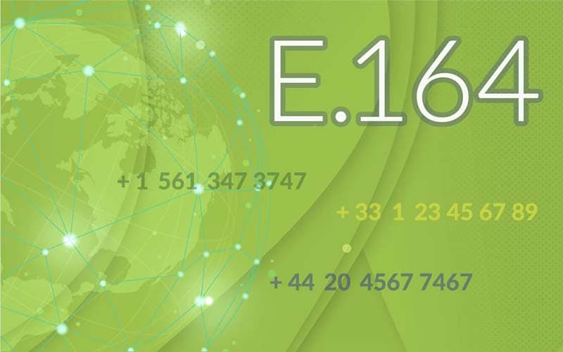 ¿Qué es el formato E.164?