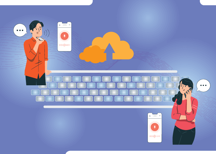 A diagram of VoIP versus cloud telephony.