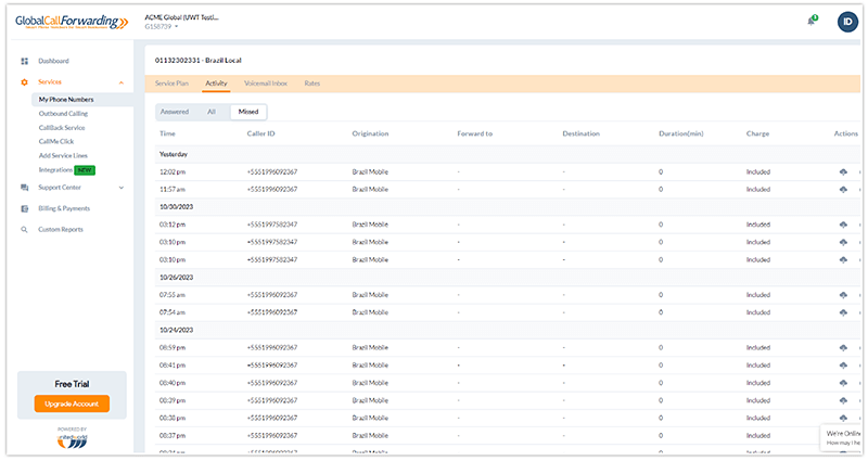 Using call activity to translate missed calls into opportunities.