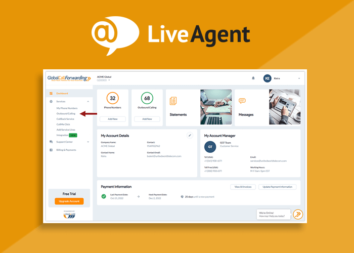 liveagent setup