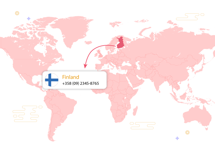 Finland virtual phone numbers