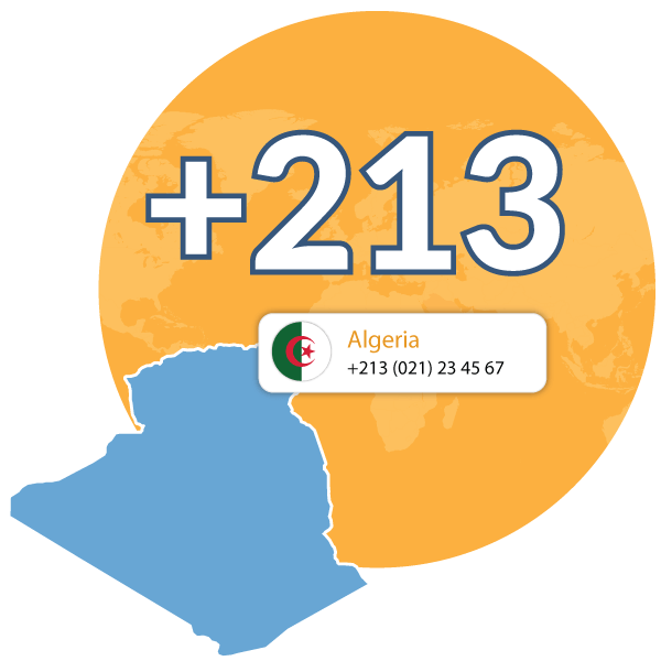 Algeria Phone Numbers +213 | Get a Algeria Virtual Number