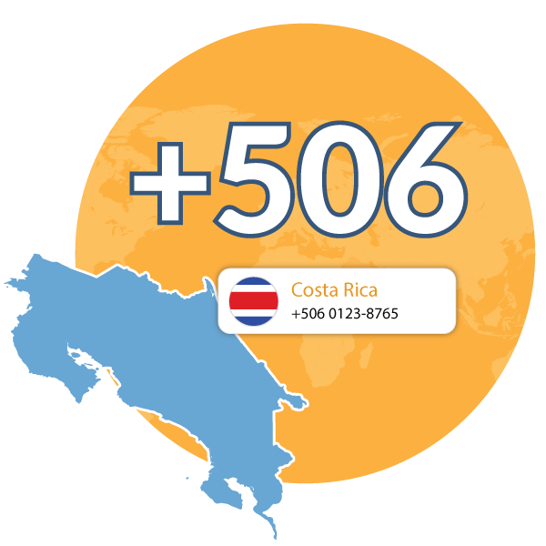 Costa Rica Phone Numbers +506 Get a Costa Rica Virtual Number