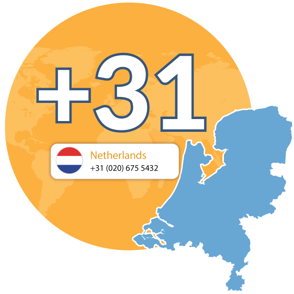 Get Netherlands Virtual Phone Numbers Global Call Forwarding