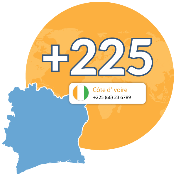 Cote d'Lvoire virtual phone numbers