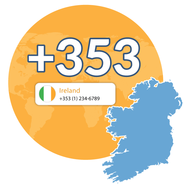 Ireland virtual phone number