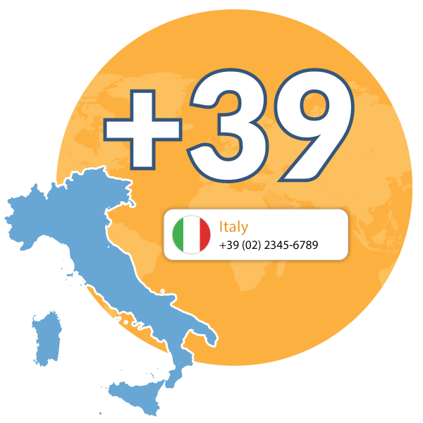 Italy virtual phone number