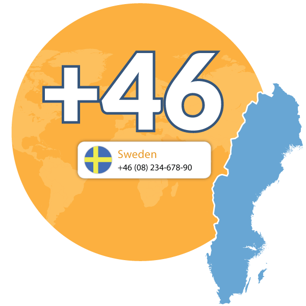 Sweden virtual phone number