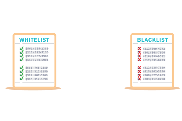 black & white lists