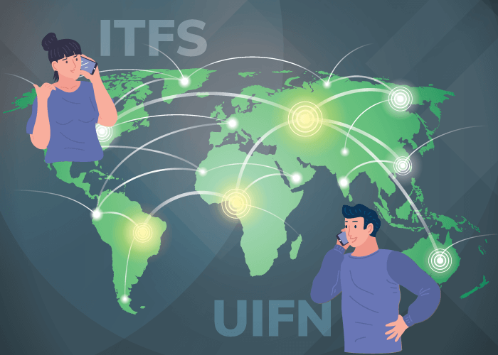 Comparaison des numéros ITFS et UIFN